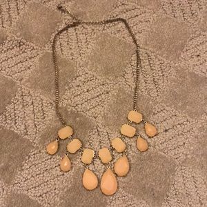 Light pink statement necklace